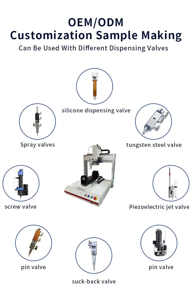 Benchtop 5-Aixs Glue Dispensing Robot