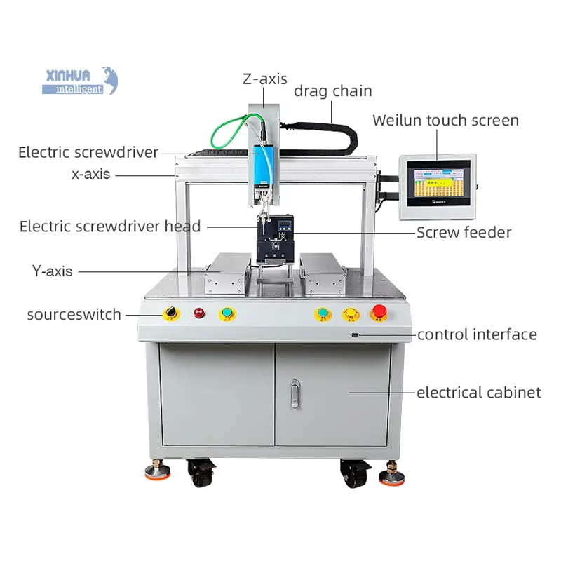 Three Axis Auto Screw Locking Machine with Floor type