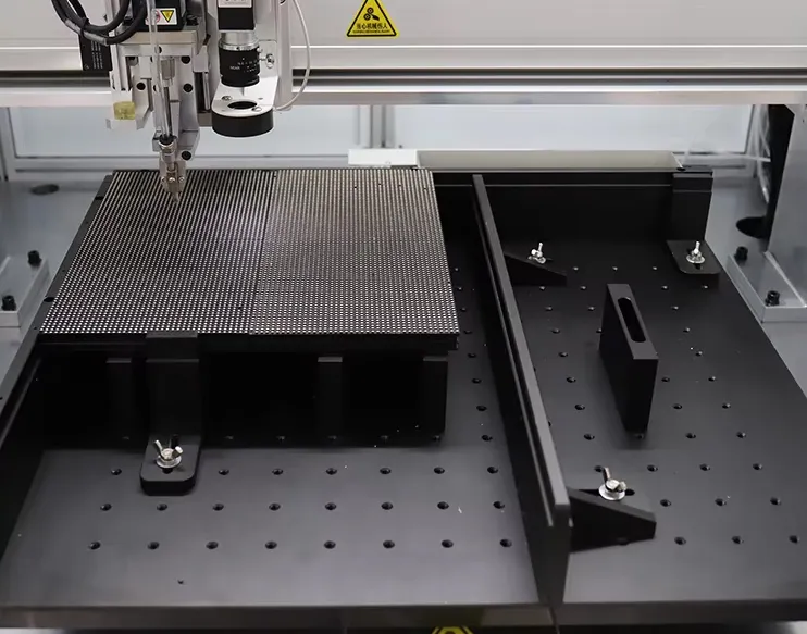 Two sets of fixture platforms