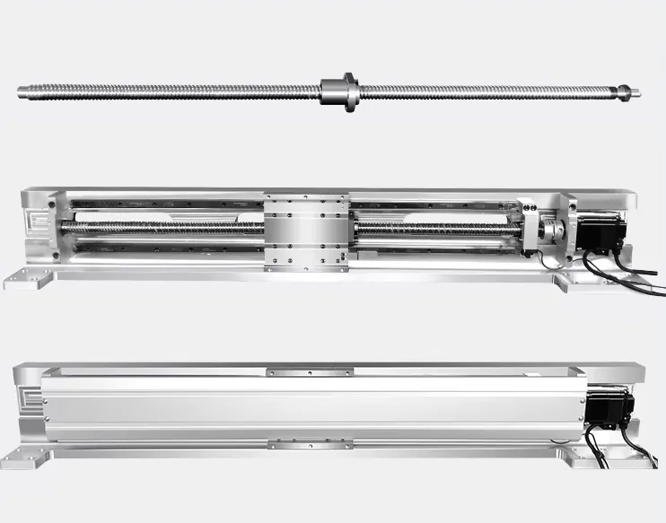 screw guide rails + servo motor