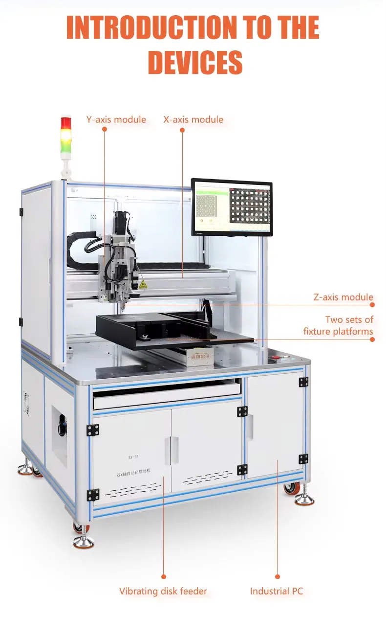 Multi Axis Automatic Screw Assembly Machine